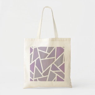 Tote Bag Motif en mosaïque de lavande