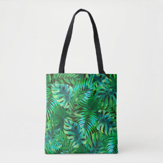 Tote Bag Motif feuille tropical