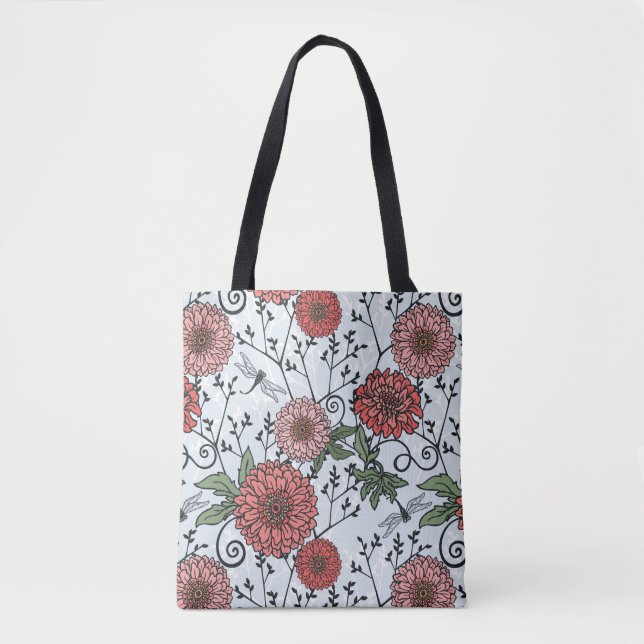 Tote Bag Motif floral 3 (Devant)