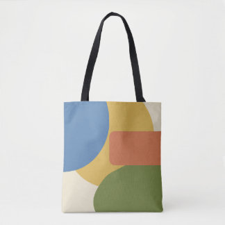 Tote Bag Motif géométrique moderne du milieu du siècle - Re