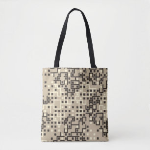 Tote Bag Motif géométrique sans couture avec éléments color