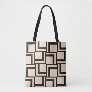 Tote Bag motif géométrique transparent Abstrait
