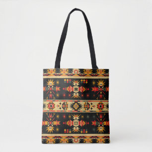 Tote Bag Motif géométrique Tribal Aztec