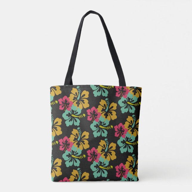 Tote Bag Motif Hibiscus (Dos)