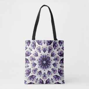 Tote Bag Motif kaléidoscopique Abstrait Mandala