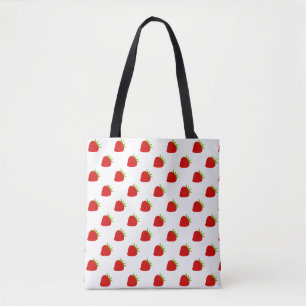 Tote Bag Motif mignon   de fraise