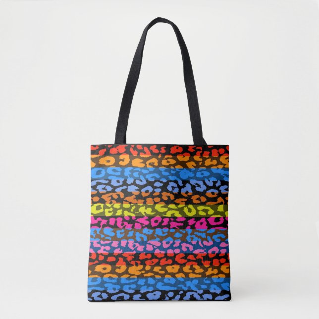 Tote Bag Motif moderne de peau de léopard #46 (Devant)