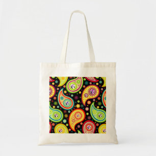 Tote Bag Motif moderne Paisley - Boucles Diamond