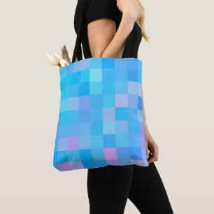 Tote Bag Motif mosaïque Abstrait multicolore