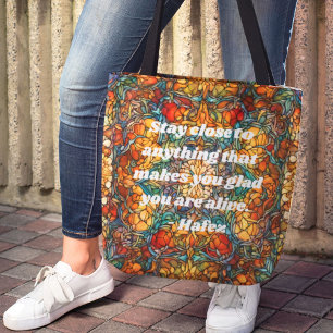 Tote Bag Motif Mosaïque personnalisé Nowruz Perse Nouvel An