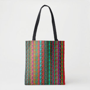 Tote Bag Motif multicolore coloré