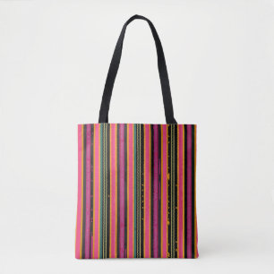 Tote Bag Motif multicolore gras pour accessoires de mode