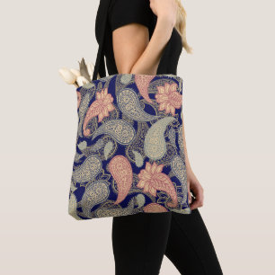 Tote Bag Motif Paisley 