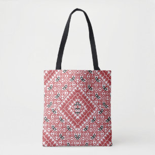 Tote Bag Motif palestinien de broderie 3