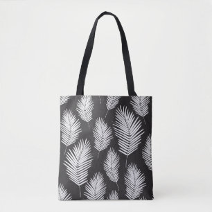 Tote Bag Motif Palm Leafs