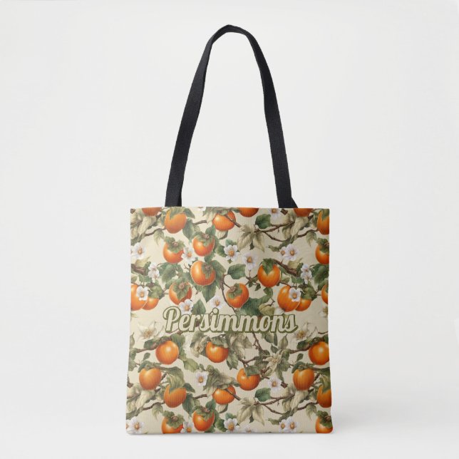 Tote Bag Motif Persimmons (Devant)