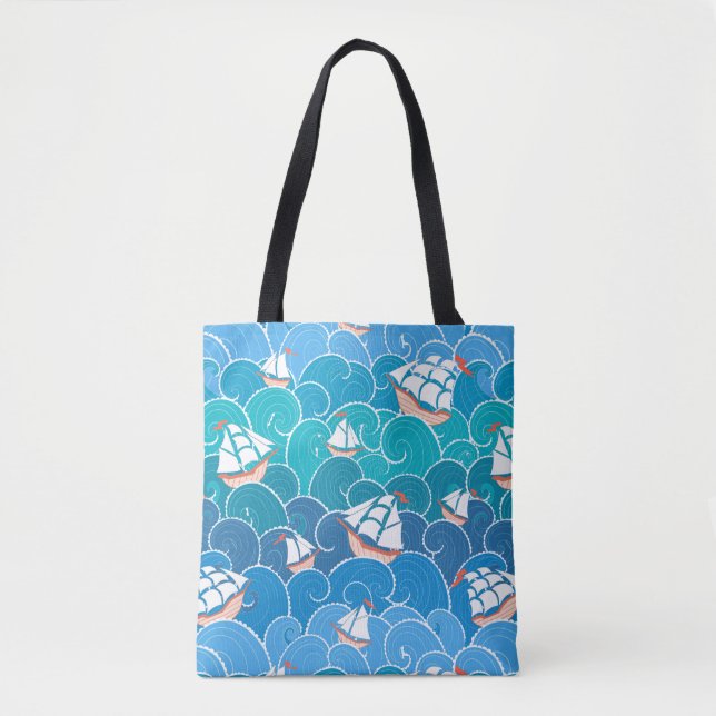 Tote Bag Motif rocheux de mer (Devant)
