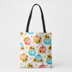 Tote Bag Motif sans couture dessiné à la main avec tourneso
