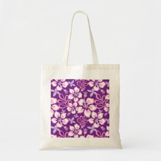 TOTE BAG MOTIF SURF JUNGLE EN VIOLET