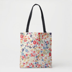 Tote Bag Motif tendance en petites fleurs