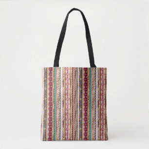 Tote Bag Motif tribal Boho ethnique coloré