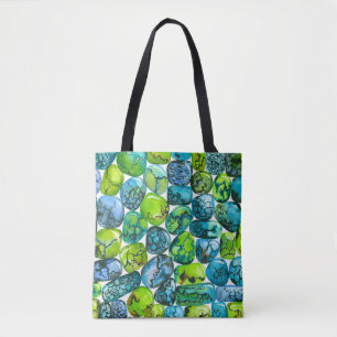Tote Bag Motif turquoise