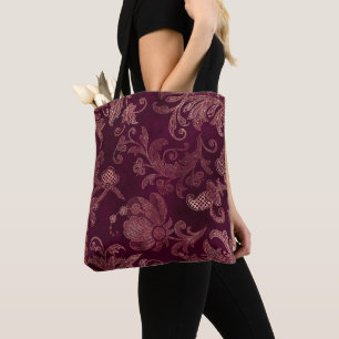 Tote Bag Motif Vin de Mûre