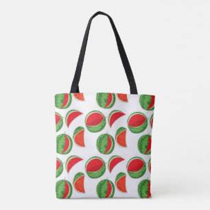 Tote Bag Motif Whimsical Watermelon