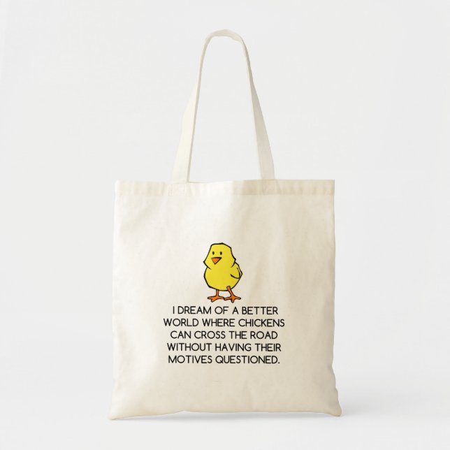 TOTE BAG MOTIVATIONS DE POULET (Devant)