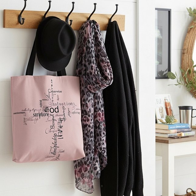 Tote Bag Mots chrétiens (Créateur téléchargé)