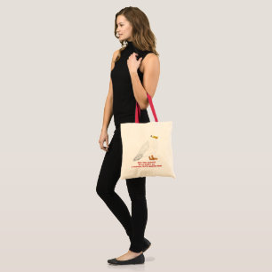 Tote Bag Mouette mignonne et heureuse avec des frites