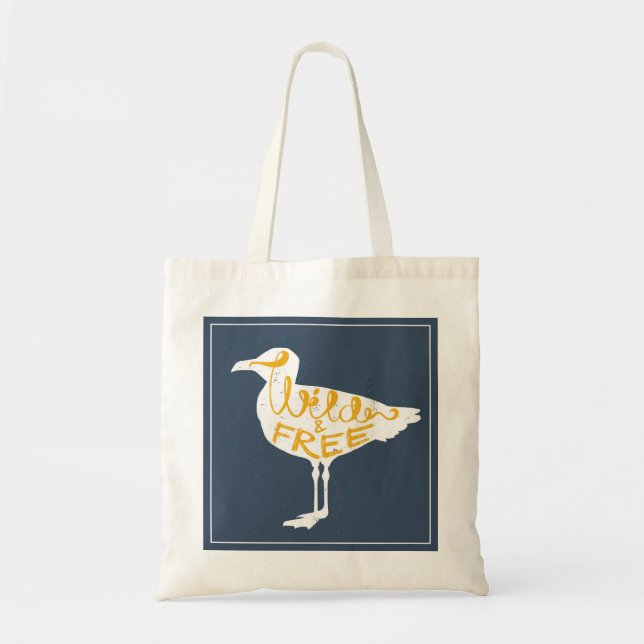 Tote Bag Mouette | sauvage et libre (Devant)
