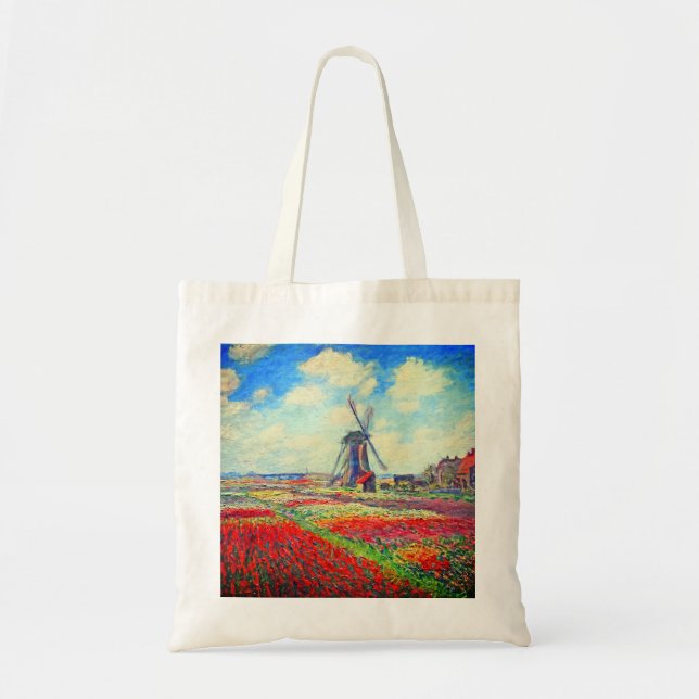 Tote Bag Moulin à vin Monet Tulips (Devant)