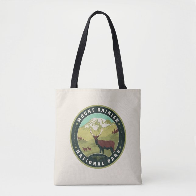 Tote Bag Mount Rainier National Park (Devant)
