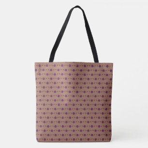 Tote Bag Mousse de mocha florale