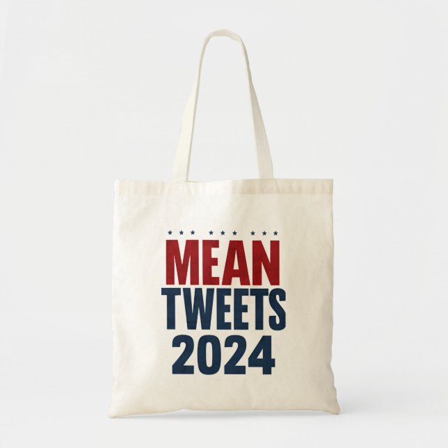 Tote Bag Moyenne Tweets 2024 Trump élection drôle (Devant)