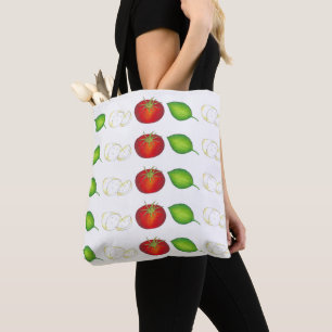 Tote Bag Mozzarella Tomato Basil italien Caprese Salade Ali
