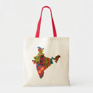 Tote Bag MP de broderie de l'Inde