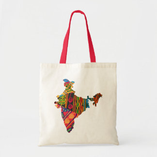 Tote Bag MP de broderie de l'Inde