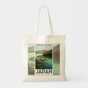 Tote Bag Mt Fuji Japon affiche Voyage Art Vintage