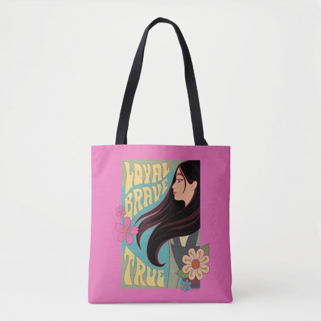 Tote Bag Mulan | Loyal Brave True (Devant)