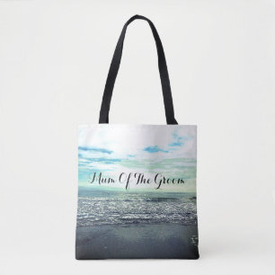 Tote Bag Mum Of The Groom Beach Mariage Abstrait Faveur