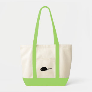Tote Bag Mummy Hamster Silhouette
