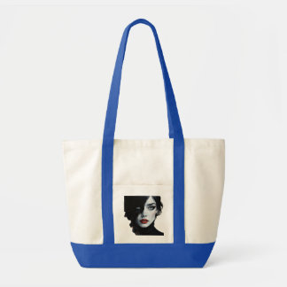 Tote Bag Muse De Minuit - Portrait D'Encre
