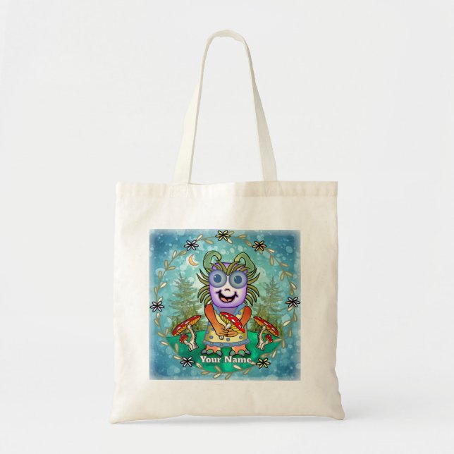Tote Bag Mushroom Monster (Devant)