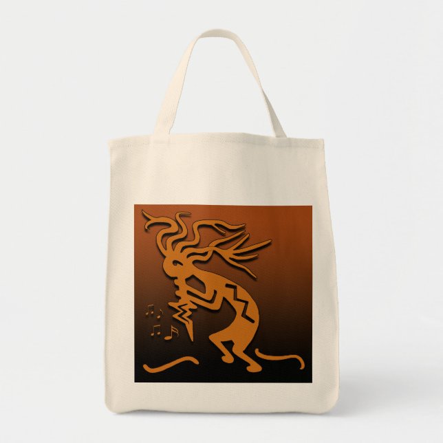Tote Bag Musicien Kokopelli (Devant)
