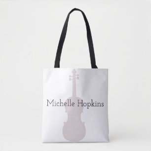 Tote Bag Musique classique violon de musique personnalisée