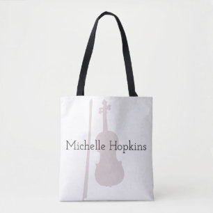 Tote Bag Musique classique violon de musique personnalisée
