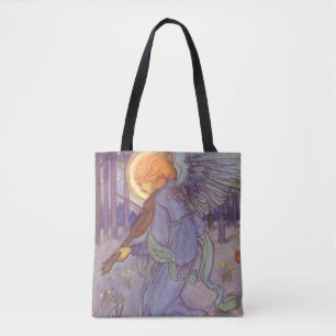 Tote Bag Musique d'ange jouant du violon, musique vintage