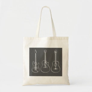 Tote Bag Musique de groupe trio de guitare